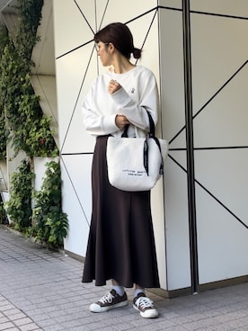 「無印良品（ムジルシリョウヒン）のアイテム（スニーカー）」を使った、ayaさん（骨格ウェーブ・レディース・159cm）の秋コーディネート