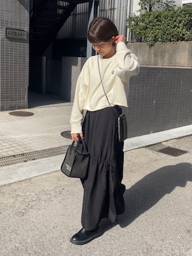 「CUISINE HABITS（クイジーヌハビッツ）のアイテム」を使った、ayaさん（レディース・159cm）の秋コーディネート