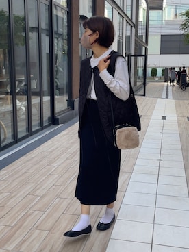 「Actually（アクチュアリー）のアイテム」を使った、ayaさん（骨格ウェーブ・レディース・159cm）の秋コーディネート
