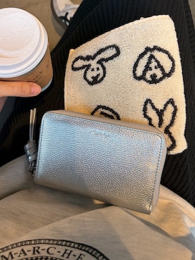 「アイテム（財布）」を使った、ayaさん（レディース・159cm）の冬コーディネート