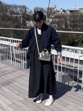 「UNIQLO（ユニクロ）のアイテム（ジャケット/アウター）」を使った、ayaさん（レディース・159cm）の冬コーディネート
