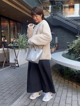 「PUMA（プーマ）のアイテム」を使った、ayaさん（骨格ウェーブ・レディース・159cm）の冬コーディネート