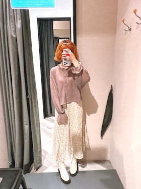「SLURR（スラ―）のアイテム」を使った、yameiiiさん（レディース・155cm）の秋コーディネート