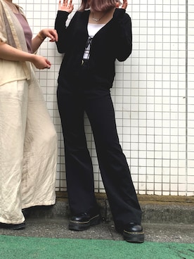 「H&M（エイチ・アンド・エム）のアイテム（その他アウター）」を使った、まろんさん（レディース・153cm）の冬コーディネート