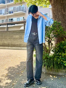 「DIESEL（ディーゼル）のアイテム（アクセサリー）」を使った、ringo🍎/社会人の休日コーデさん（メンズ・178cm）の春コーディネート