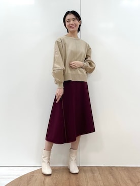 「アシンメトリー」｜「アイテム（その他）」を使った、kanaeさん（レディース・166cm）の秋コーディネート