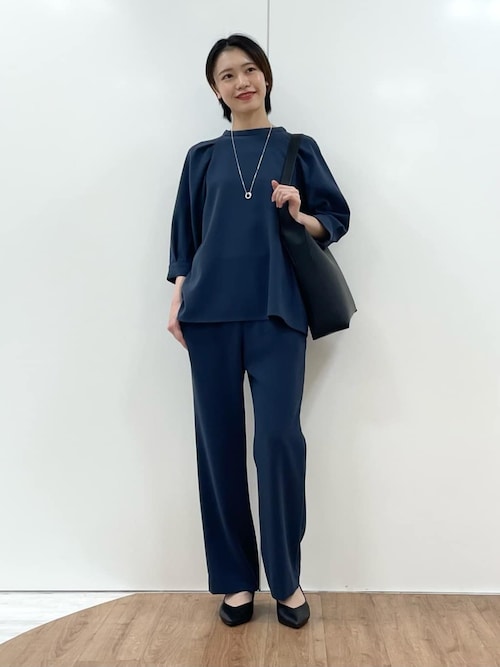 Oggi掲載パンツ11号 ICB ストライプ セットアップ パンツスーツ 11号