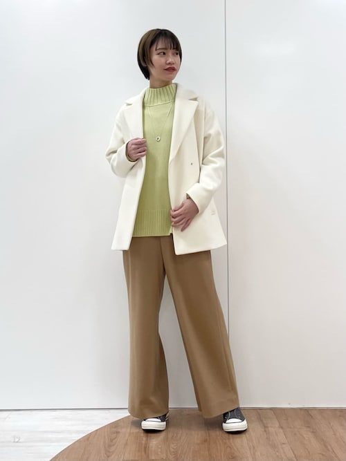 セール】【褒められパンツ/ゴム仕様】ウールジャージワイドパンツ  