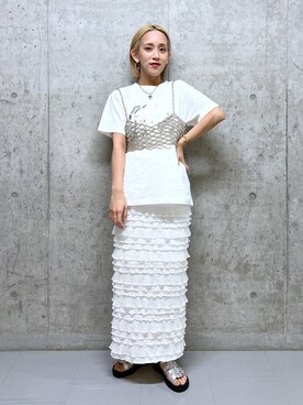 「アイテム（その他トップス）」を使った、Uiさん（レディース・158cm・20代）の春コーディネート