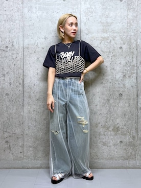 「アイテム（その他トップス）」を使った、Uiさん（レディース・158cm・20代）の春コーディネート