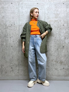 Uiさん（レディース・158cm）の冬コーディネート