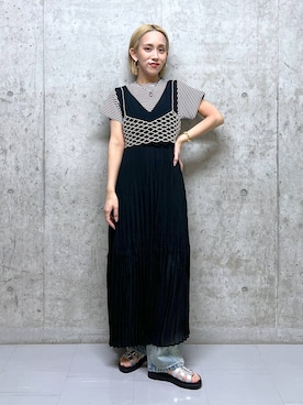 「アイテム（その他トップス）」を使った、Uiさん（レディース・158cm・20代）の春コーディネート