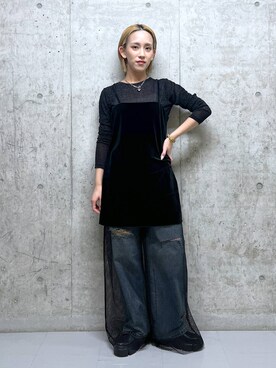 「アイテム（その他トップス）」を使った、Uiさん（レディース・158cm・20代）の冬コーディネート