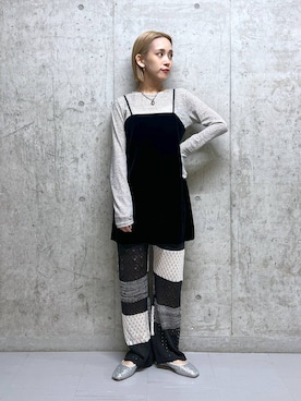 「アイテム（その他トップス）」を使った、Uiさん（レディース・158cm・20代）の春コーディネート
