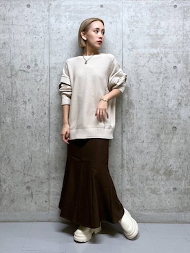 Uiさん（レディース・158cm）の冬コーディネート