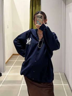 「アイテム（パーカー）」を使った、Uiさん（レディース・158cm）の夏コーディネート