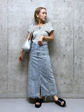 「アイテム（その他トップス）」を使った、Uiさん（レディース・158cm・20代）の夏コーディネート