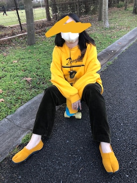 「コーデュロイ」｜「アイテム（雑貨/ホビー）」を使った、Chiiiiiさん（レディース・160cm）の冬コーディネート