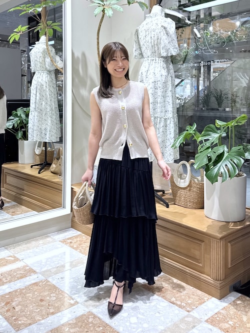 セール】【miki監修・3サイズあり】イレヘムティアードスカート