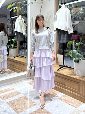 「スウェットコーデ」｜mamiさん（レディース・161cm）の秋コーディネート