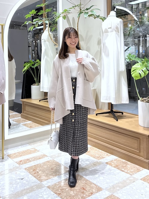 miki監修カラーあり・新色登場】ライトラグランフレアコート（ノー