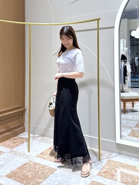 「La boutique BonBon（ラブティックボンボン）のアイテム」を使った、mamiさん（レディース・161cm）の夏コーディネート