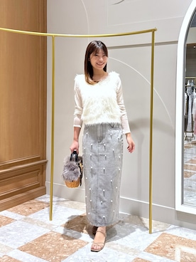 「アイテム（スカート）」を使った、mamiさん（レディース・161cm）の夏コーディネート