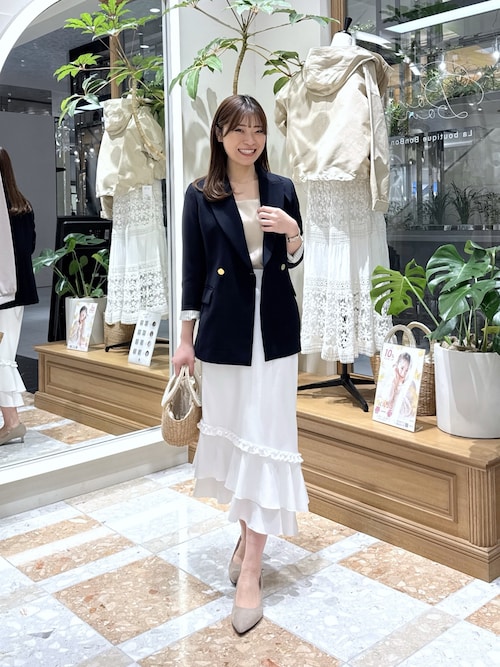 セール】【今すぐお届け！・美シルエット】アシメラッフルジャージ