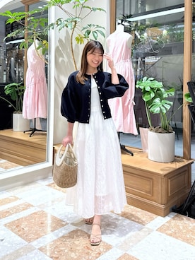 「アイテム（スカート）」を使った、mamiさん（レディース・161cm）の夏コーディネート