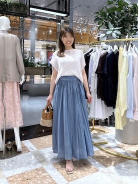 「La boutique BonBon（ラブティックボンボン）のアイテム」を使った、mamiさん（レディース・161cm）の夏コーディネート