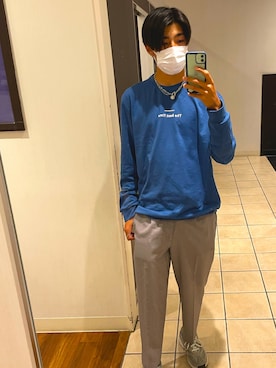 「韓国コーデ」｜「アイテム（チノパンツ）」を使った、ryuki000024さん（メンズ・174cm）の秋コーディネート