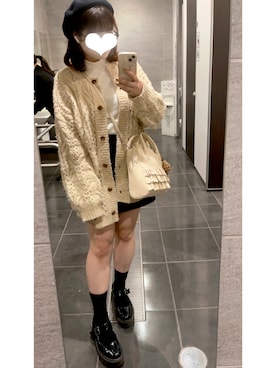 「Honeys（ハニーズ）のアイテム」を使った、miさん（骨格ストレート・レディース・156cm）の秋コーディネート
