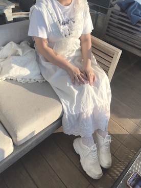 「merry jenny（メリージェニー）のアイテム」を使った、miさん（骨格ストレート・レディース・156cm）の夏コーディネート