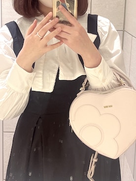 「FREE'S MART（フリーズマート）のアイテム（ワンピース/ドレス）」を使った、miさん（レディース・156cm）の冬コーディネート