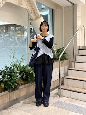 「GEVACO（ゲバコ）のアイテム」を使った、tamaizmmmさん（レディース・165cm）の冬コーディネート