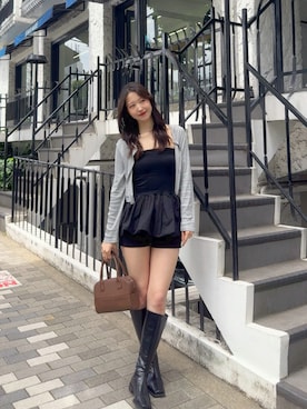 「GENERAL IDEA（ジェネラルアイデア）のアイテム」を使った、sasamin♡さん（レディース・171cm）の夏コーディネート