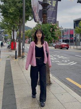 「アイテム（キャミソール）」を使った、sasaminさん（レディース・170cm）の秋コーディネート