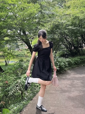 「GENERAL IDEA（ジェネラルアイデア）のアイテム」を使った、sasamin♡さん（レディース・171cm）の夏コーディネート