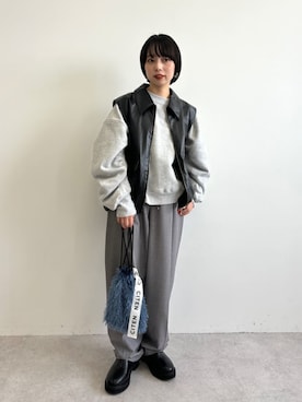「CITEN（シテン）のアイテム（その他アウター）」を使った、TSUKADAさん（レディース・148cm）の秋コーディネート