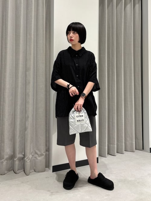 ブラウス シャツ 「CITEN」シアーストライプシャツ レディース CITEN＞シアーストライプシャツ（シャツ/ブラウス）｜CITEN