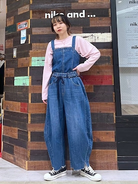 ちーちさんの「デニムビスチェ　DENIM BUSTIER　[niko and ...JEANS 2024SS]」を使ったコーディネート