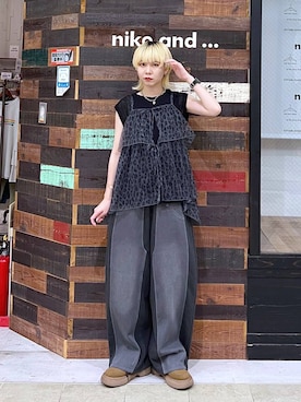 「アイテム（その他シューズ）」を使った、ちーちさん（レディース・165cm）の夏コーディネート