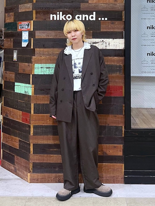 セール】タックストレートパンツ（その他パンツ）｜niko and