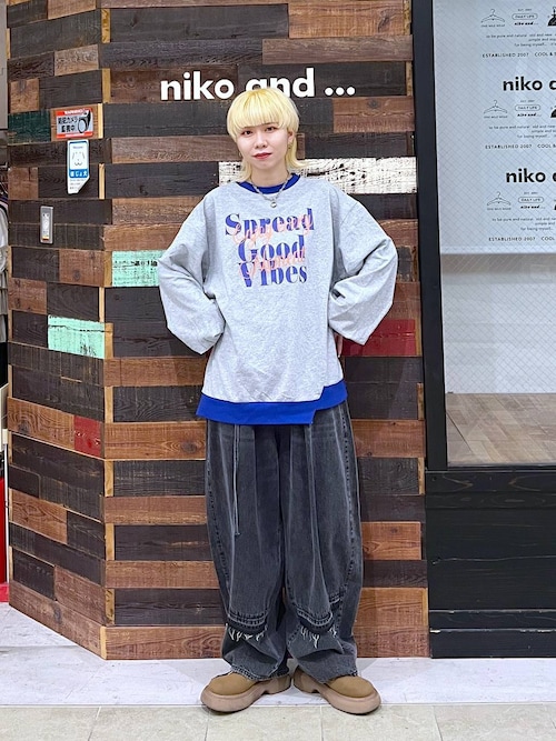 NKJ 2025AW】REMAKE BARREL DENIM（デニムパンツ）｜niko and