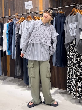 「アイテム（その他トップス）」を使った、ちーちさん（レディース・165cm・20代）の夏コーディネート