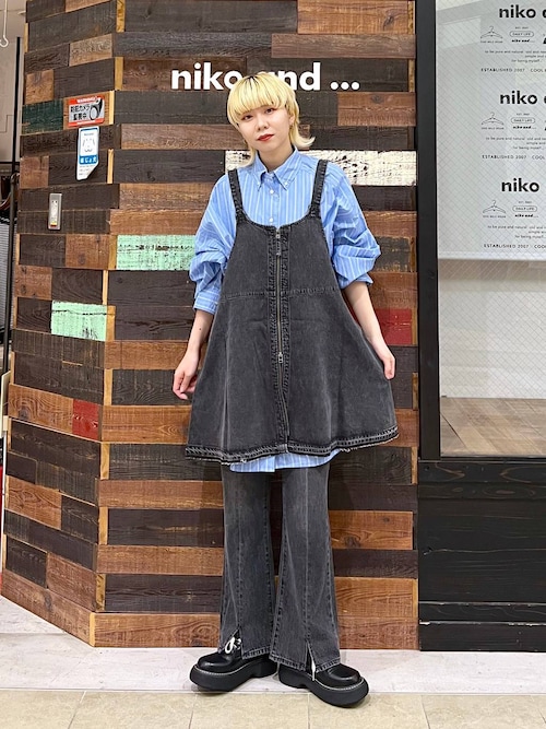 NKJ 2025AW】2WAY OVER CAMISOLE（キャミソール）｜niko and