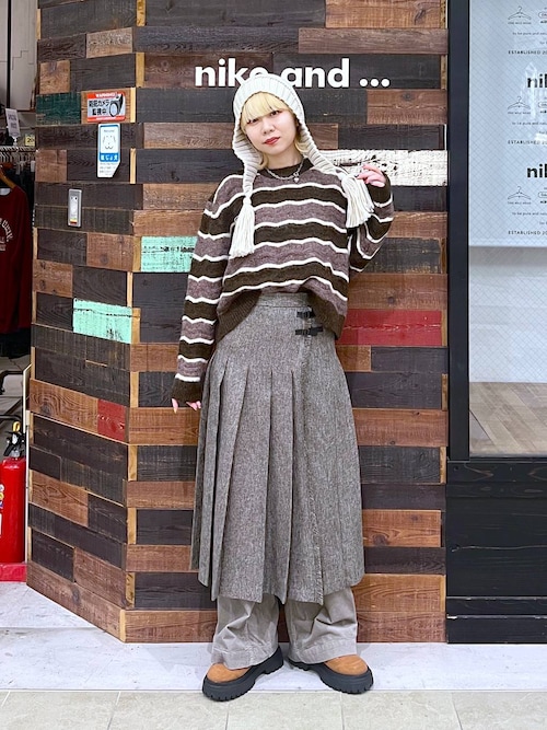 コーデュロイポケットワイドパンツ（その他パンツ）｜niko and