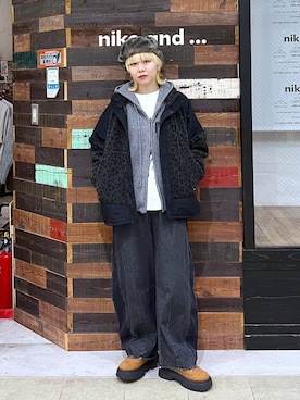 「アイテム（帽子）」を使った、ちーちさん（レディース・165cm・20代）の秋コーディネート