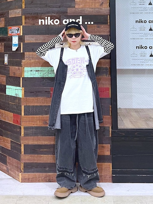 【25AW新品未開封】niko and... REMAKEBARRELDENIM NKJ 2025AW】REMAKE BARREL DENIM（デニムパンツ）｜niko and