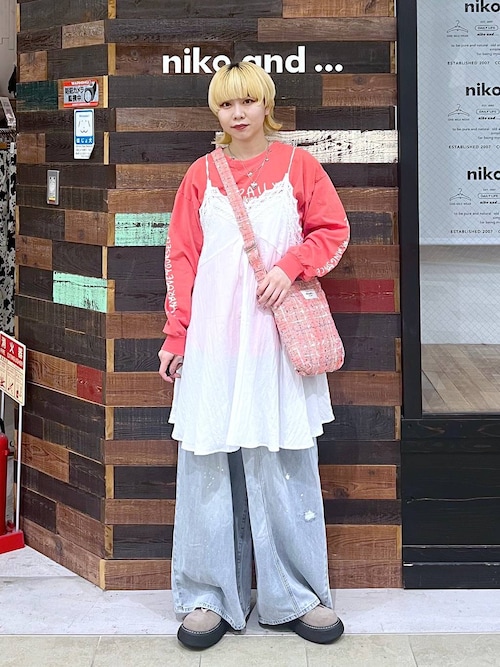 NKJ 2026SS] 3Dドロップデニムパンツ（デニムパンツ）｜niko and